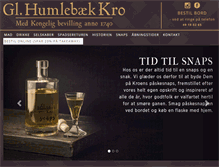 Tablet Screenshot of gamlehumlebaekkro.dk